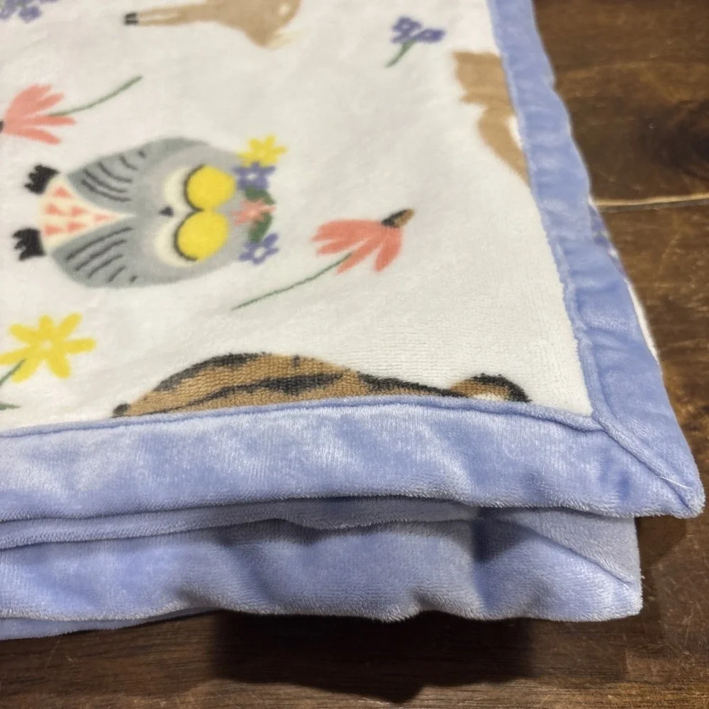 Bass Pro Shops Deer Bear Fox Owl Baby‎ Blanket 30